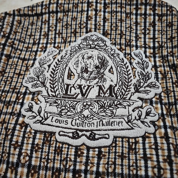 Louis Vuitton Monogram Embroidered Check Jacket - Picture 6 of 10